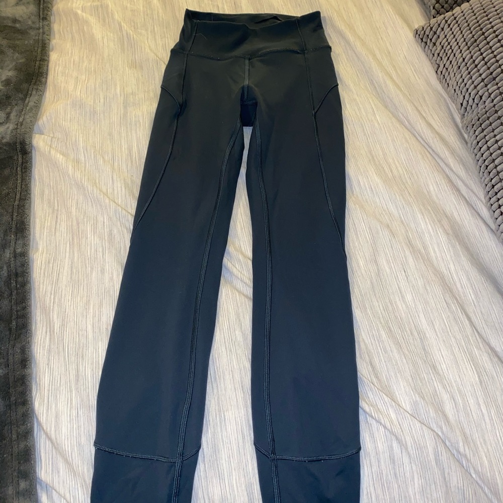 Women’s lululemon align pant 7/8 in teal blue
